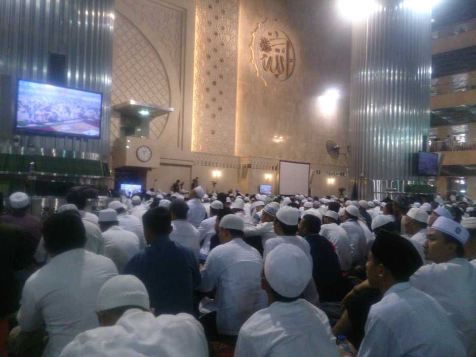 masa aksi simpatik 55 di masjid istiqlal